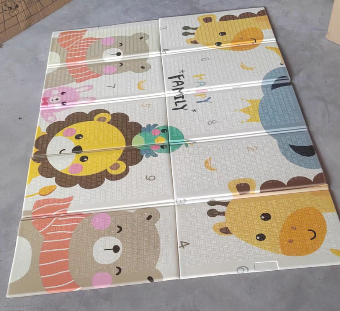 Foldable baby play Mat