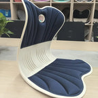 Chair support for back straightening when sitting