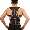 Magnetic therapy back support brace