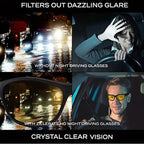 Night Optic Vision Driving Anti Glare Sunglasses