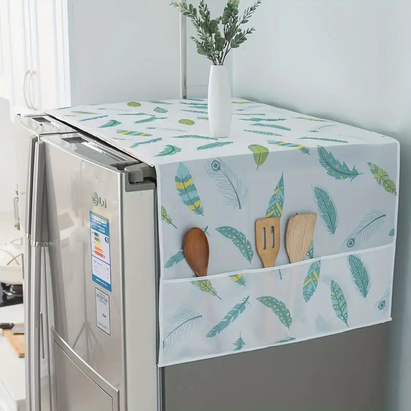 Multipurpose dust cover with side storage pockets