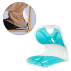 Chair support for back straightening when sitting