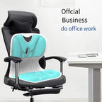 Chair support for back straightening when sitting