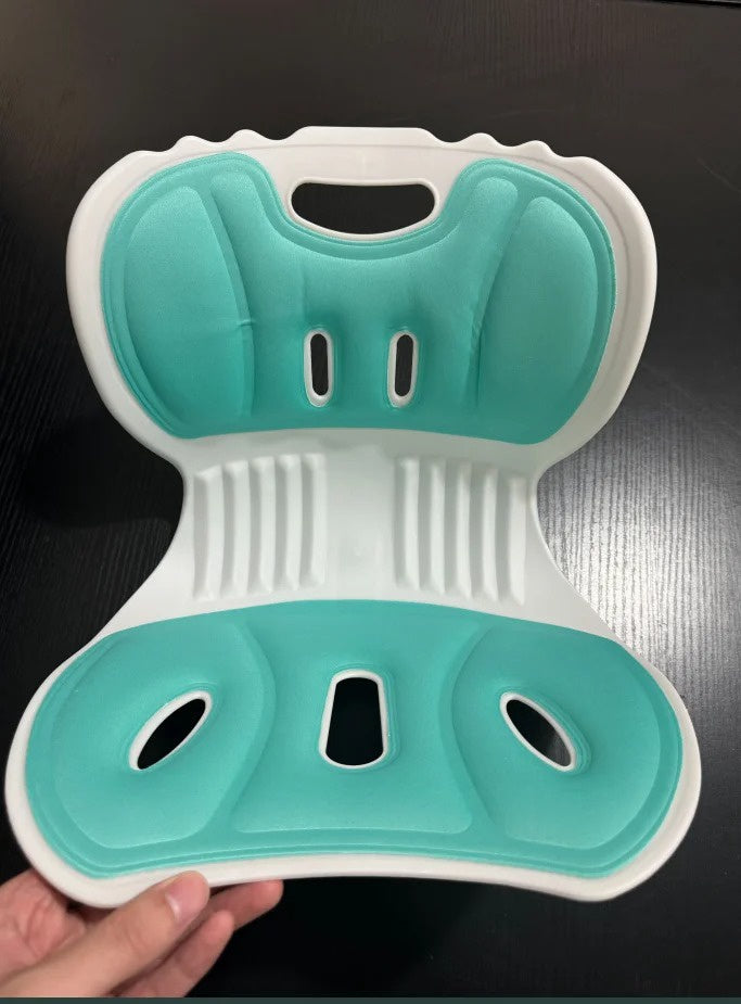 Chair support for back straightening when sitting