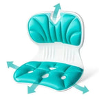 Chair support for back straightening when sitting