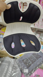 Chair support for back straightening when sitting