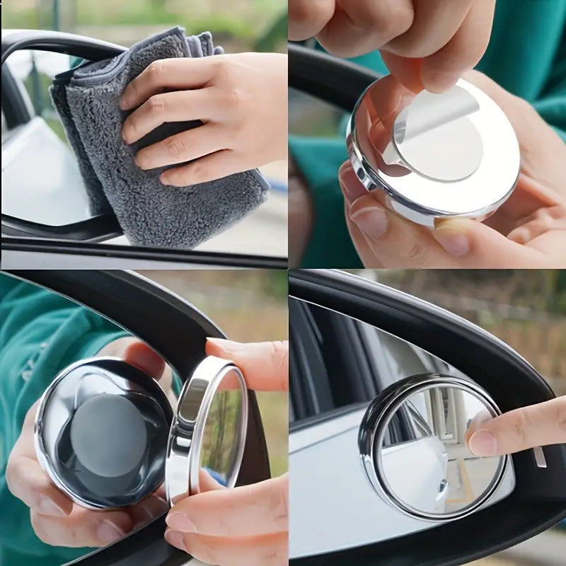 Round convex blind spot mirrors