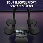 Automatic rebound abdominal wheel with elbow support