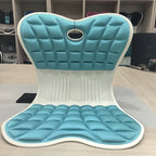 Chair support for back straightening when sitting