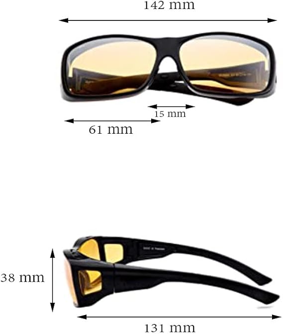 Night Optic Vision Driving Anti Glare Sunglasses