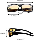 Night Optic Vision Driving Anti Glare Sunglasses