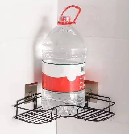 Metal corner shower shelf