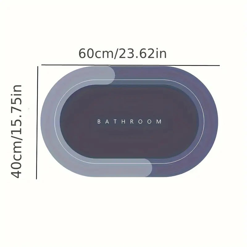 Super absorbent bath mat