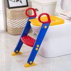 Potty training seat with a step stool ladder.