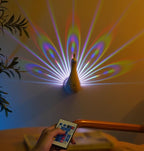 LED Peacock Wall Light projection lamp