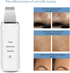 Ultrasonic skin scrubber