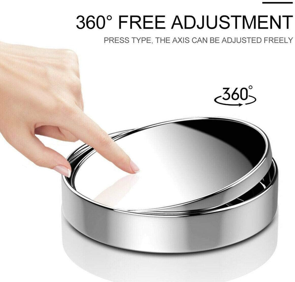 Round convex blind spot mirrors