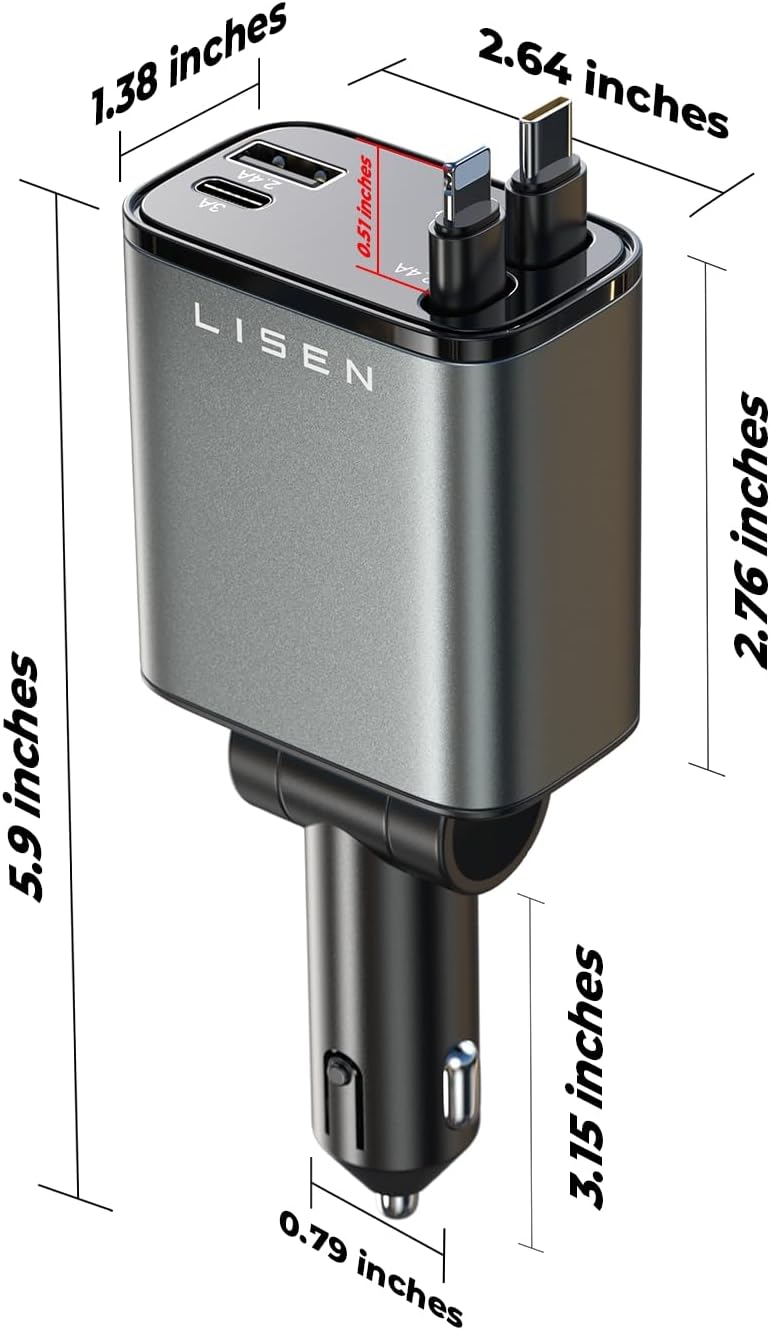 Retractable Car Fast Charger
