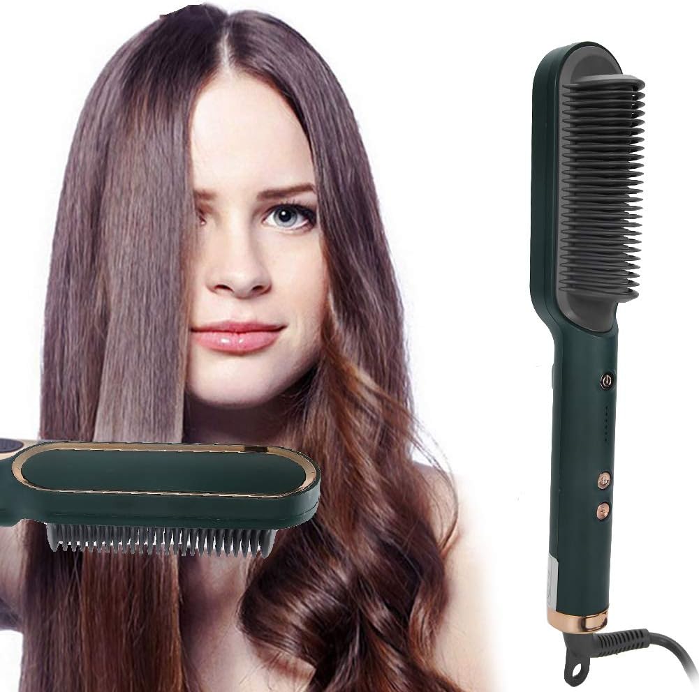hair straightener brush