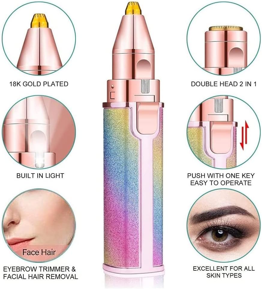 2 in 1 Facial Hair Removal Device for Women