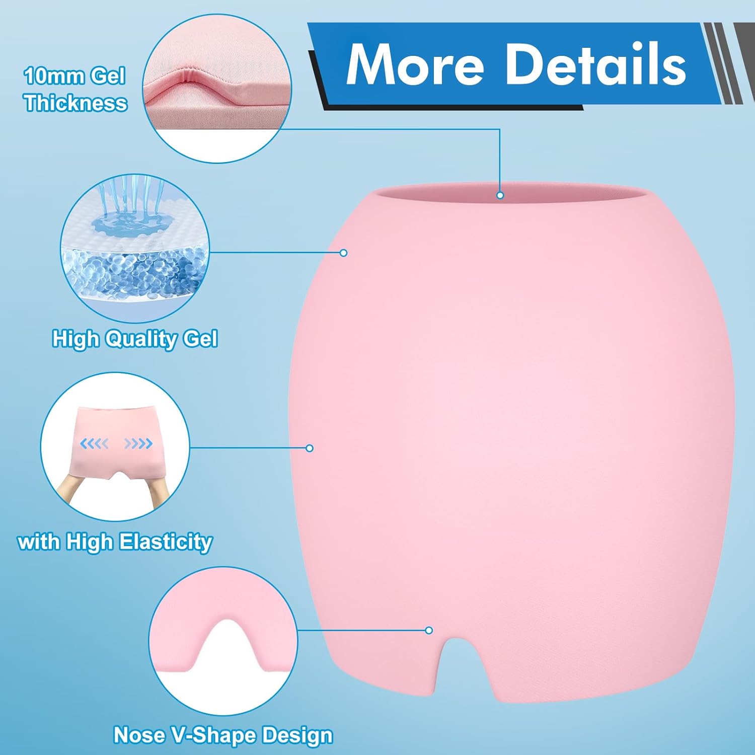 AllSett Health Cold Gel Ice Head Wrap Hat