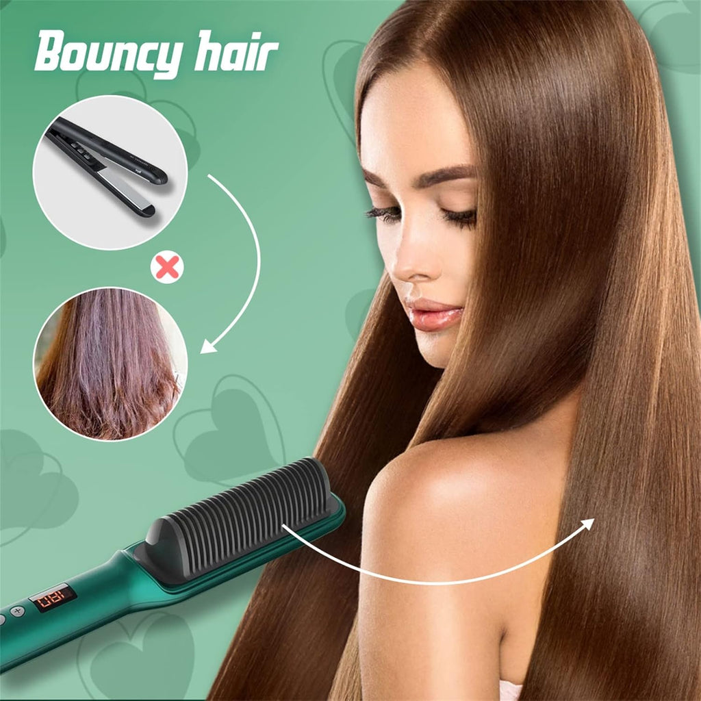 hair straightener brush