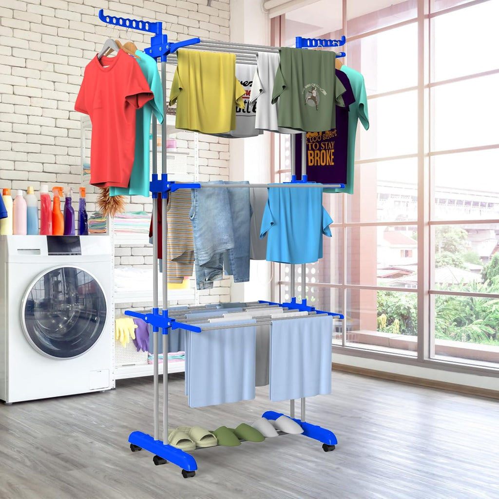 Foldable Clothes Drying Rack