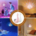 LED Peacock Wall Light projection lamp
