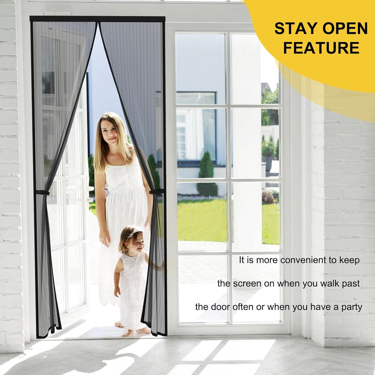 Magnetic screen door 210 * 110 cm