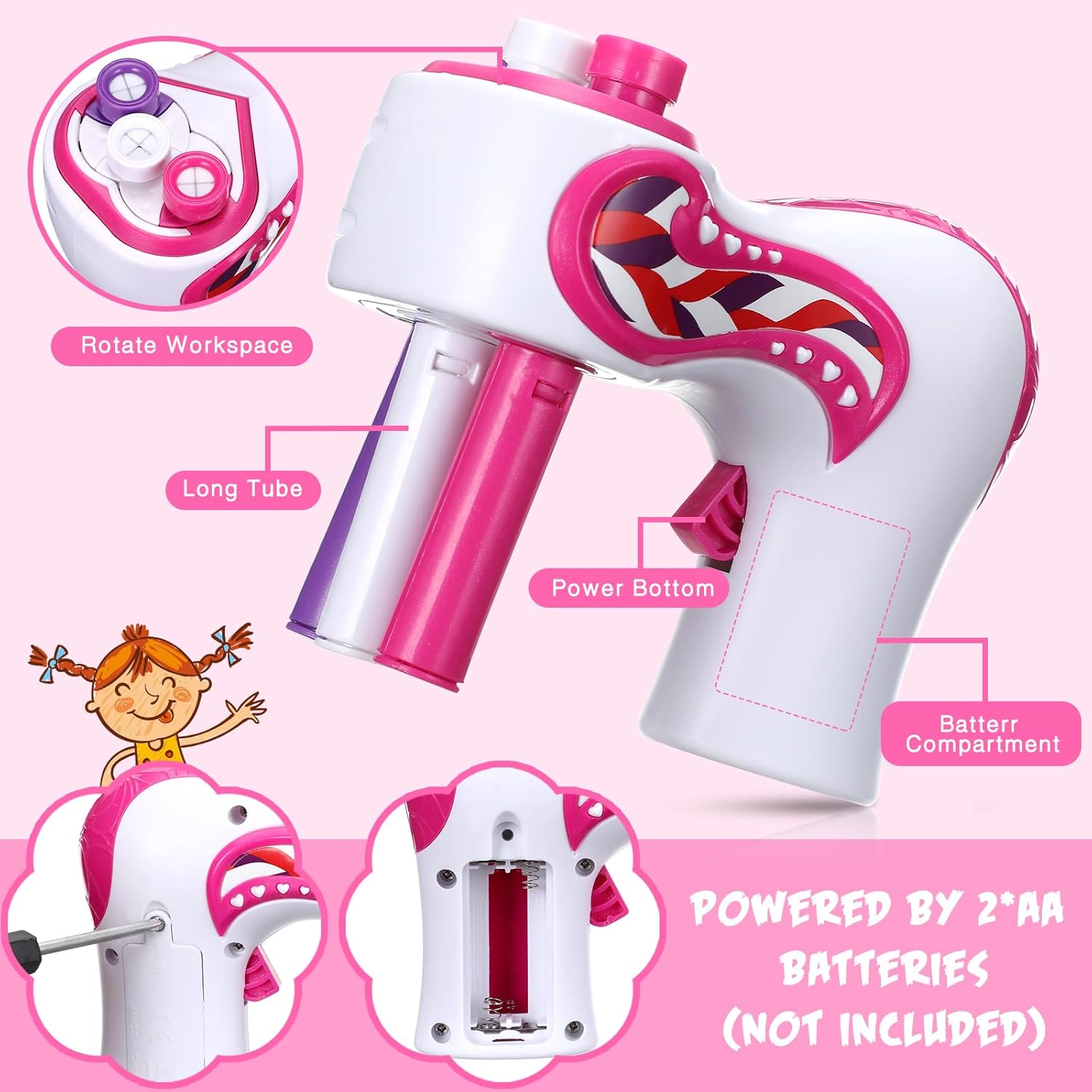 Electric hair braider kit