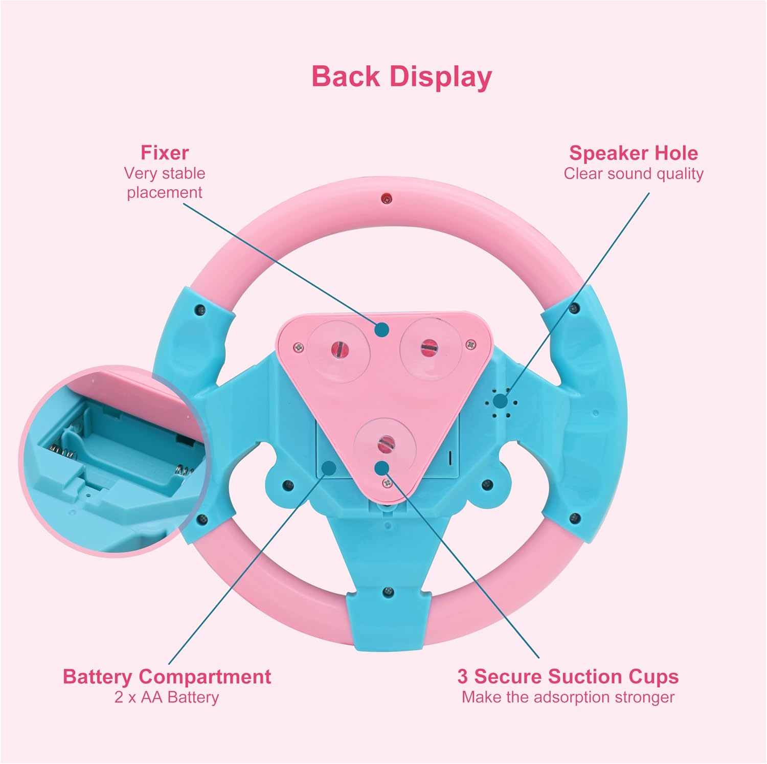 Kids Electronic Toy Steering Wheel