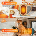 Portable electric heater 1200 Wat