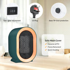 Portable electric heater 1200 Wat