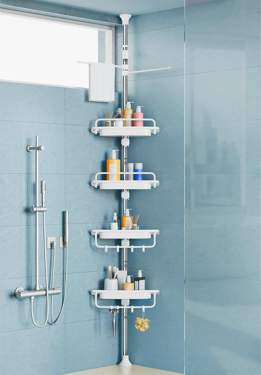 Bathroom storage solution for organizing