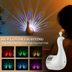 LED Peacock Wall Light projection lamp