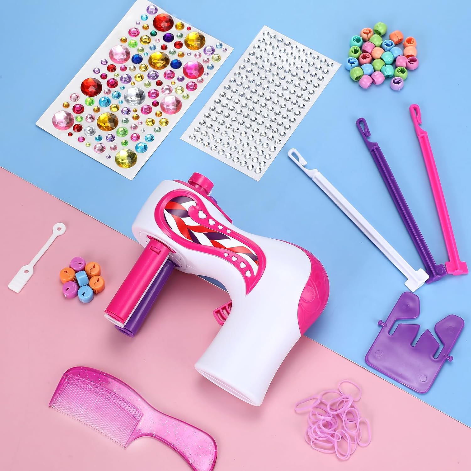 Electric hair braider kit