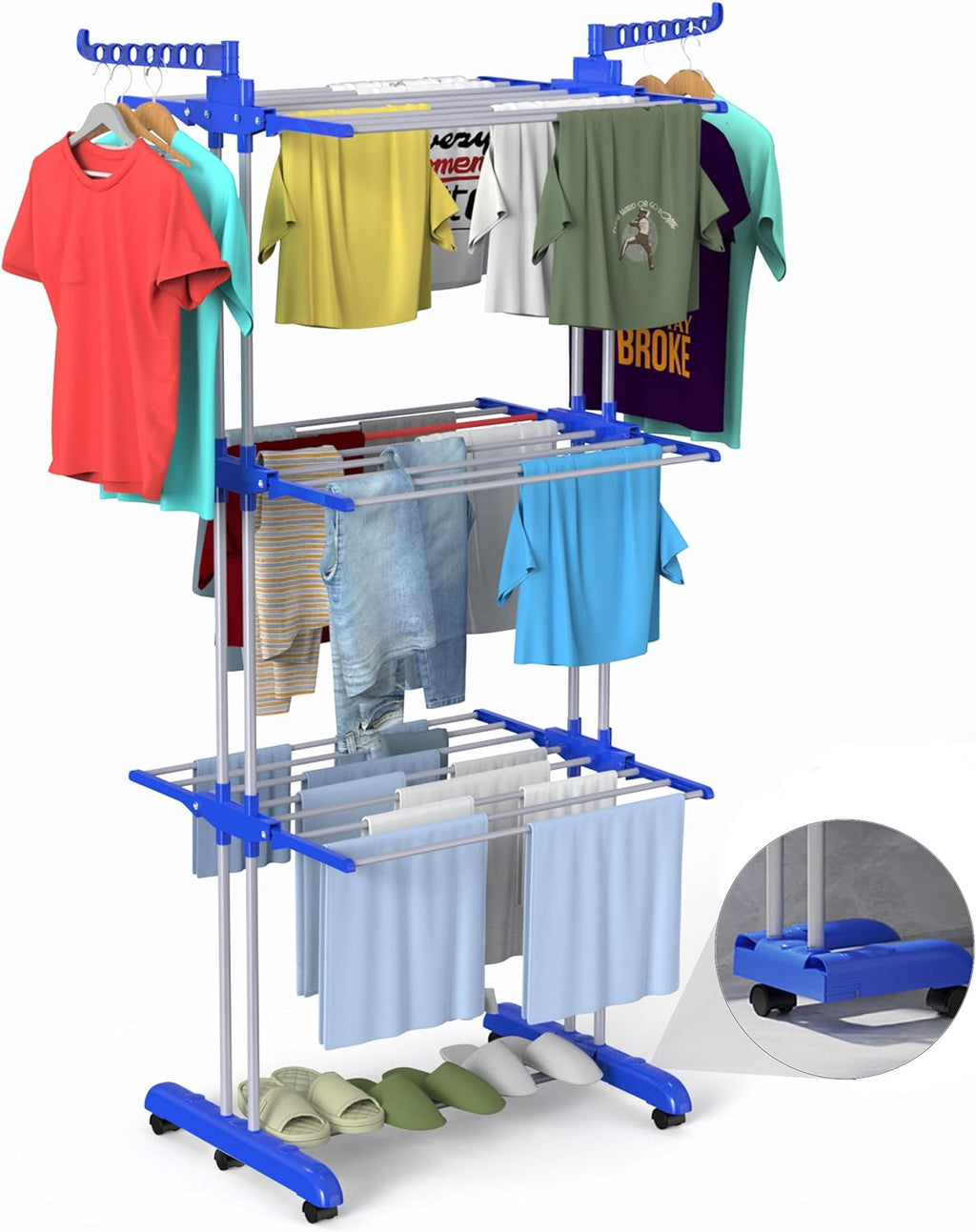Foldable Clothes Drying Rack