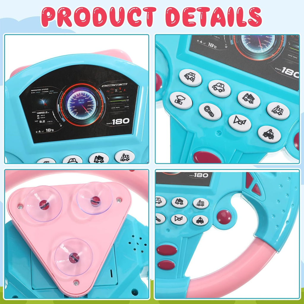 Kids Electronic Toy Steering Wheel