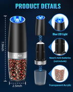 Electric salt or pepper grinders - one piece