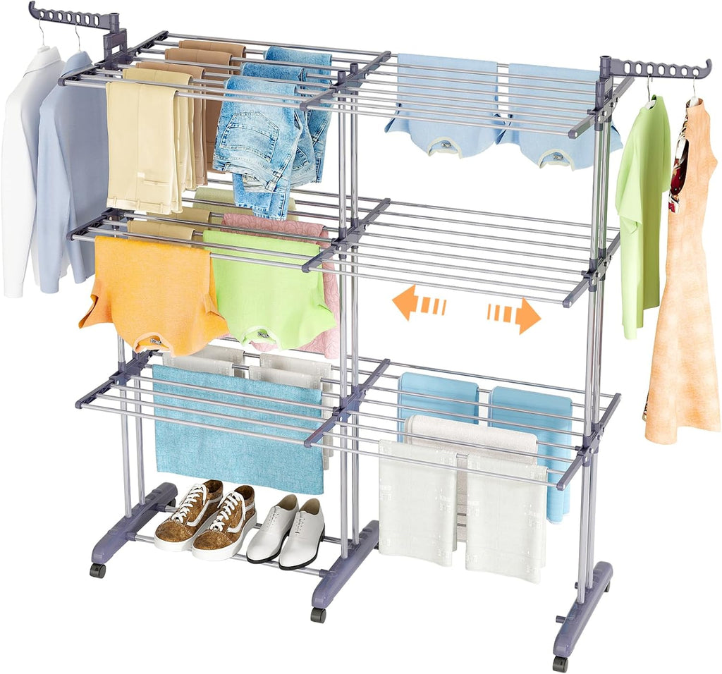 Foldable Clothes Drying Rack