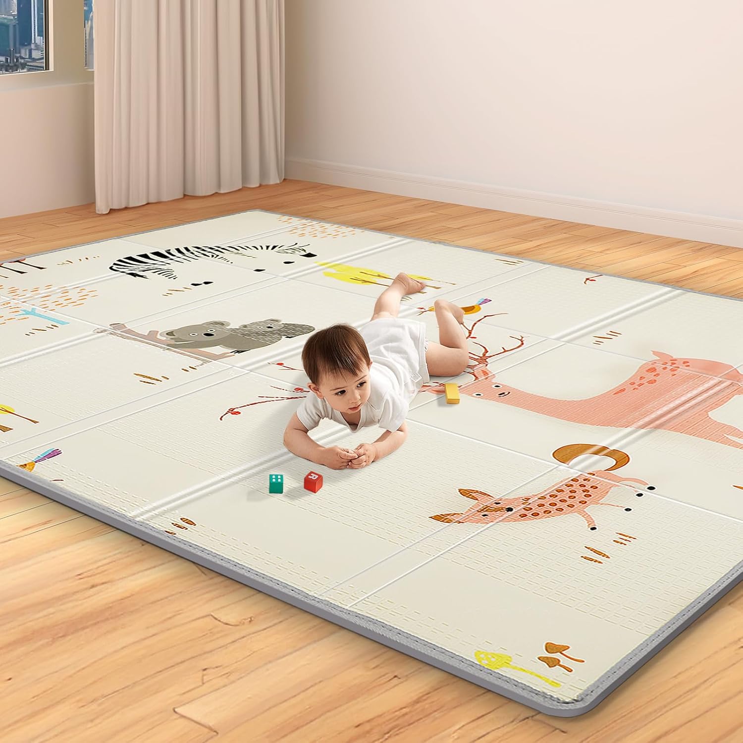 Foldable baby play Mat