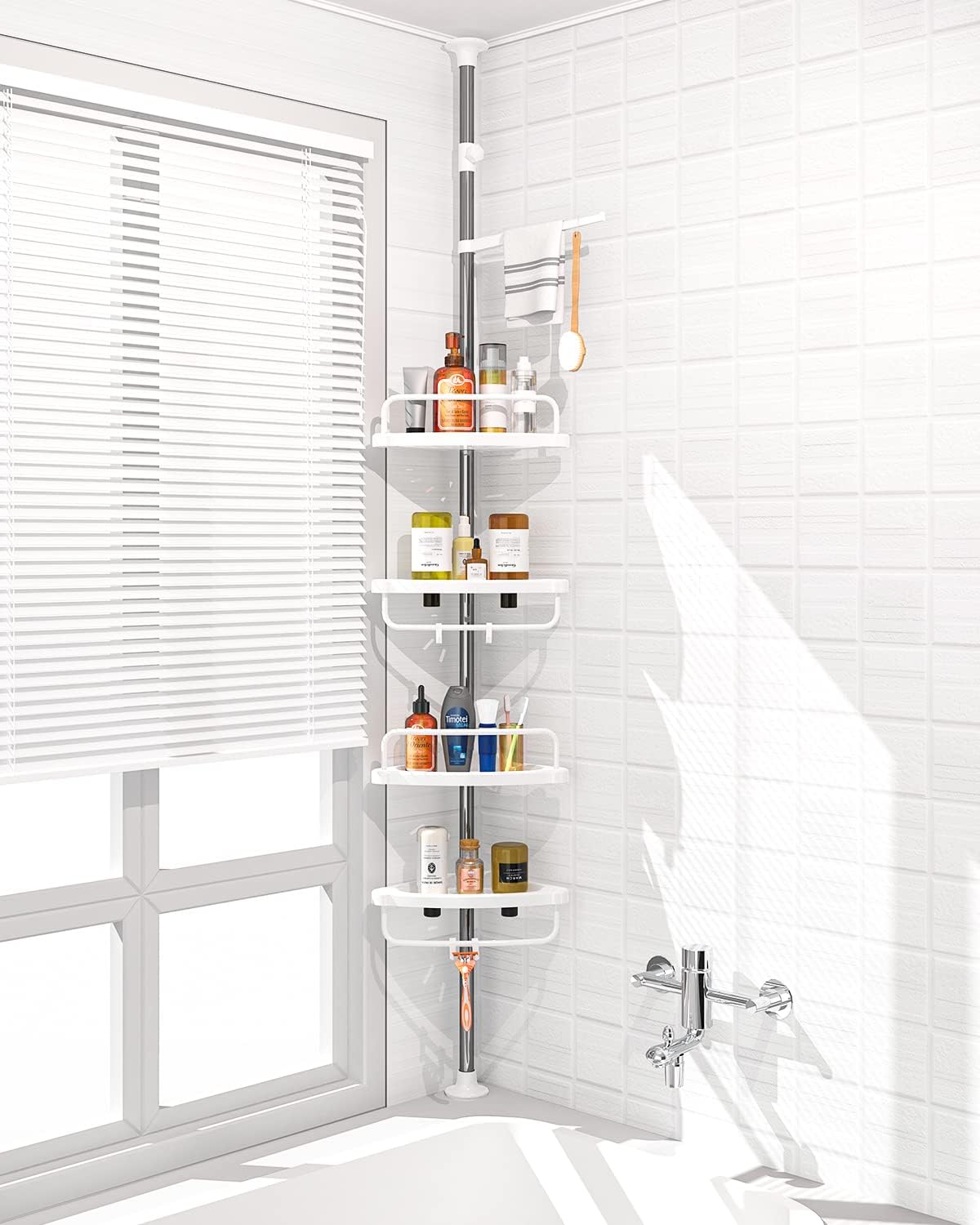 Bathroom storage solution for organizing