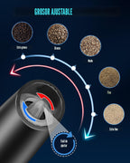 Electric salt or pepper grinders - one piece