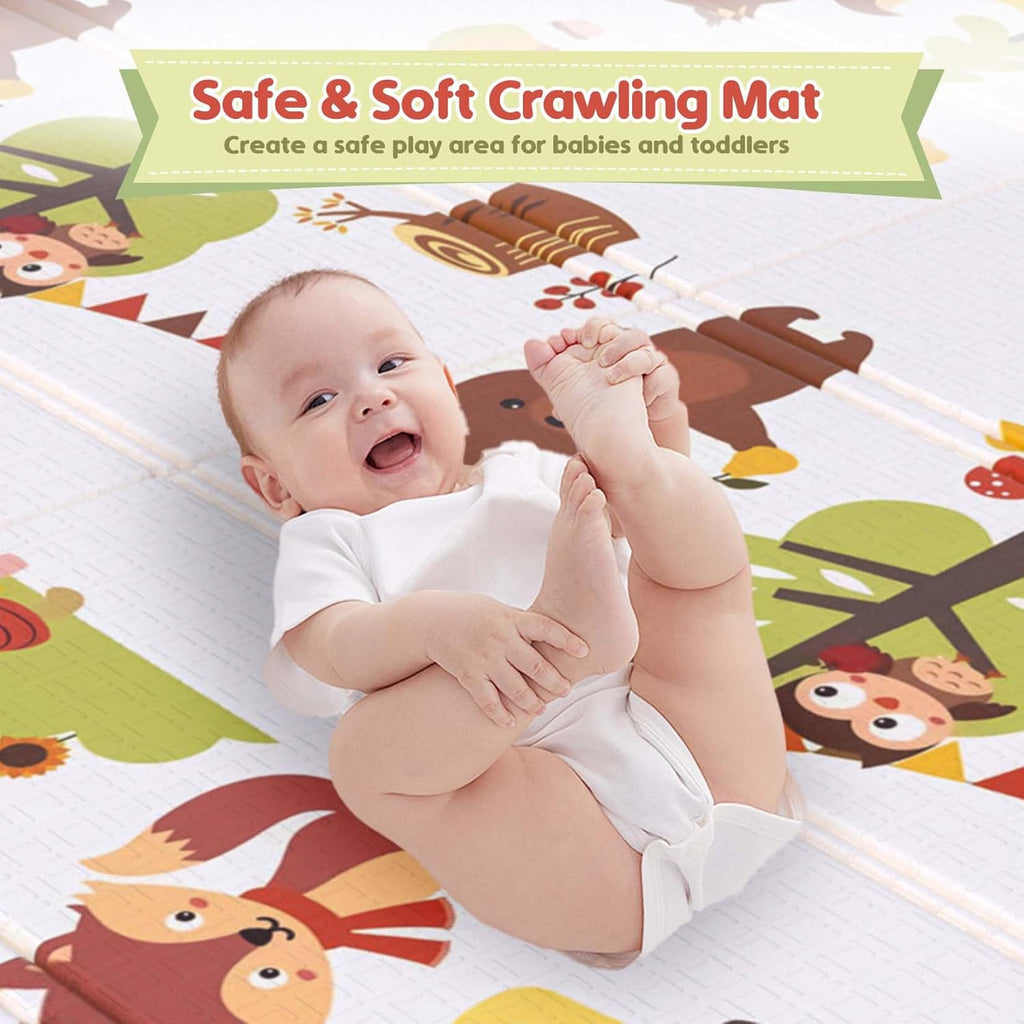 Foldable baby play Mat