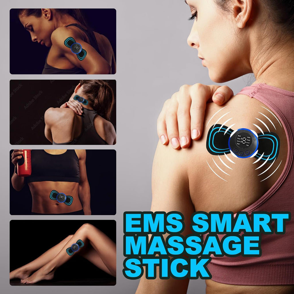 Mini EMS massage device
