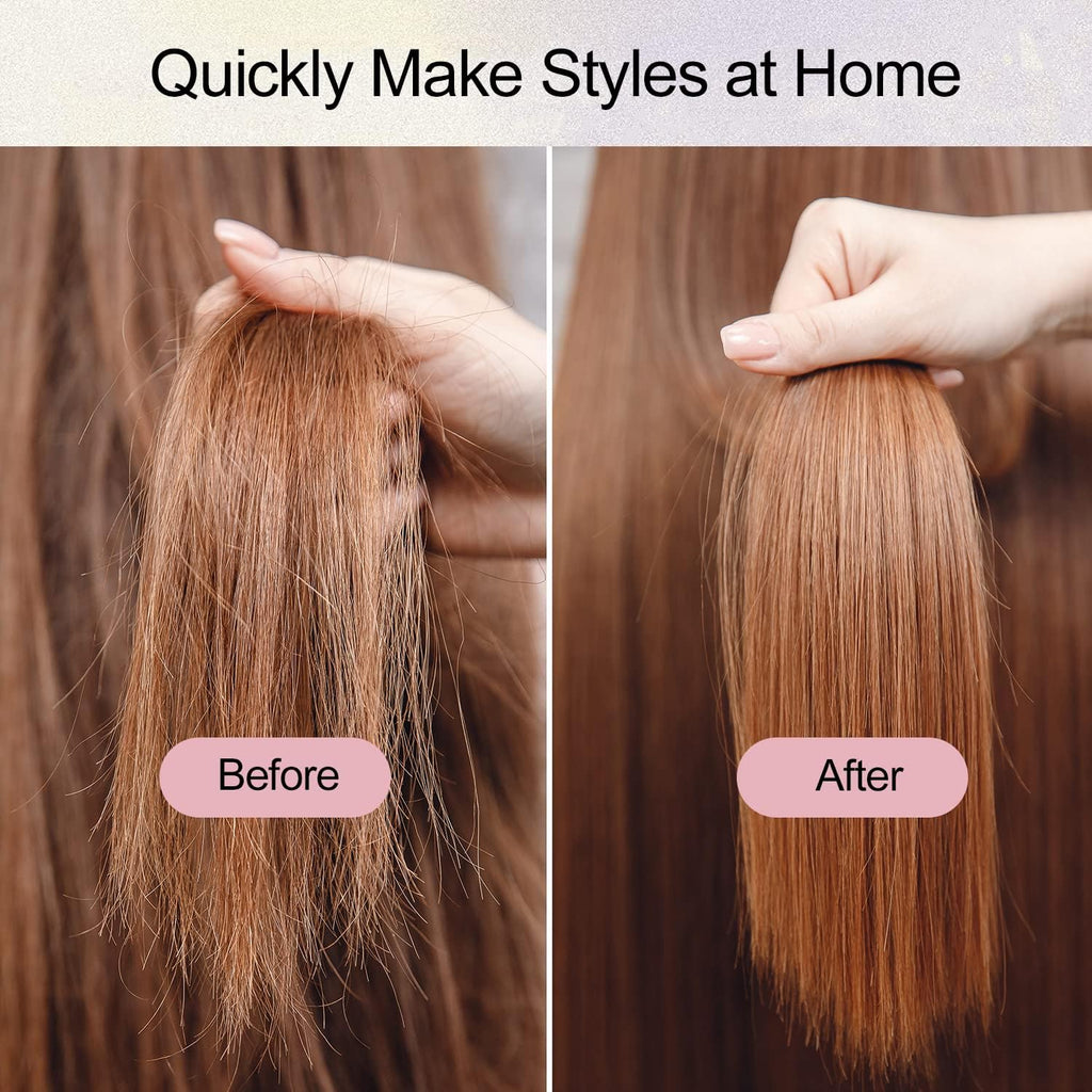 hair straightener brush