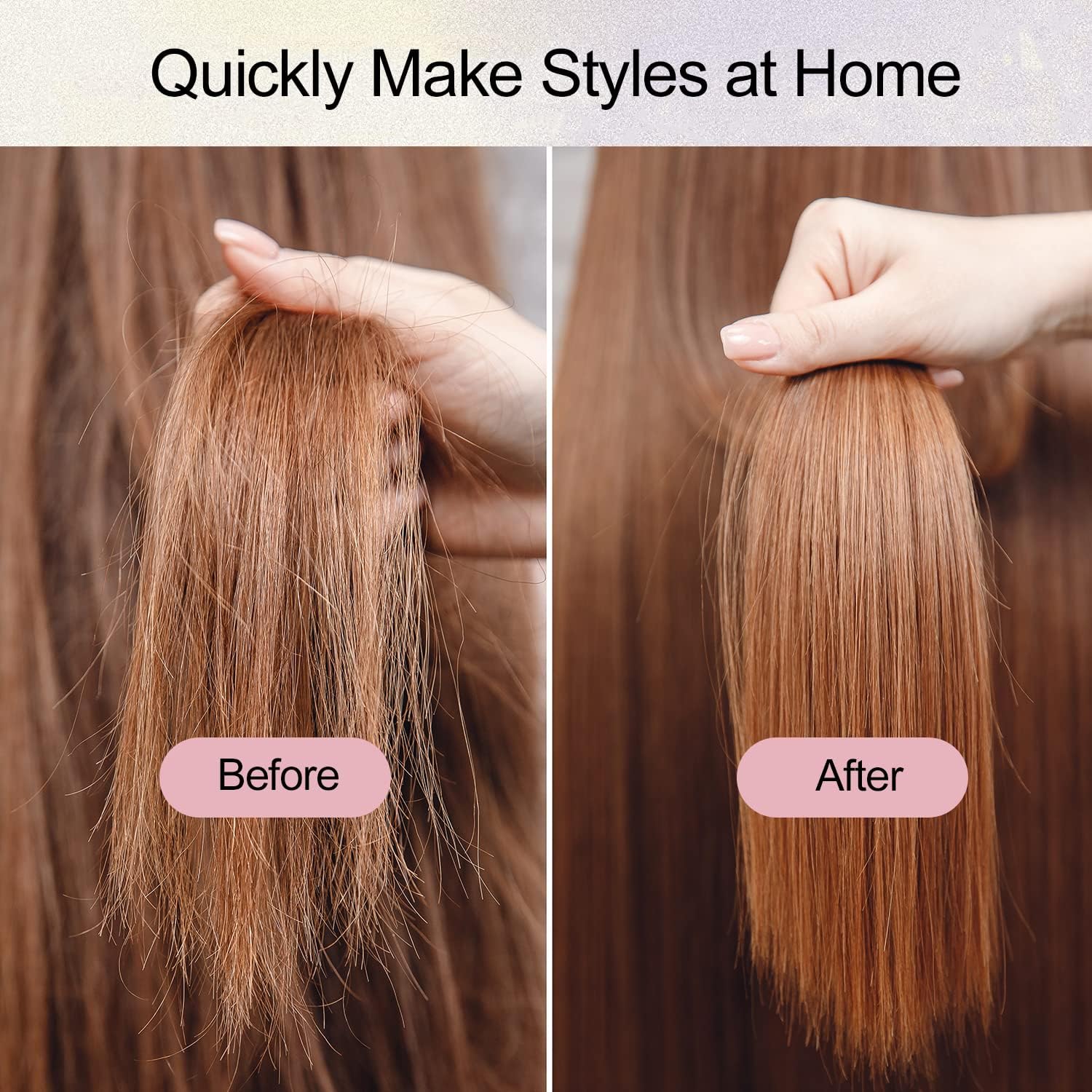 hair straightener brush