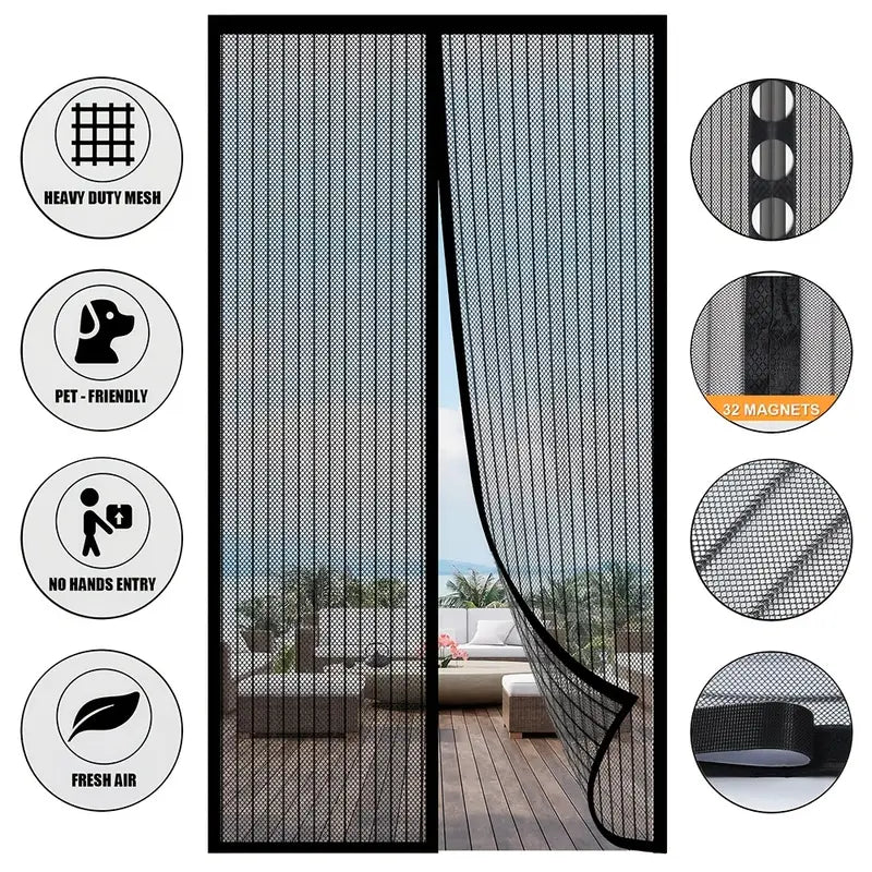 Magnetic screen door 210 * 110 cm