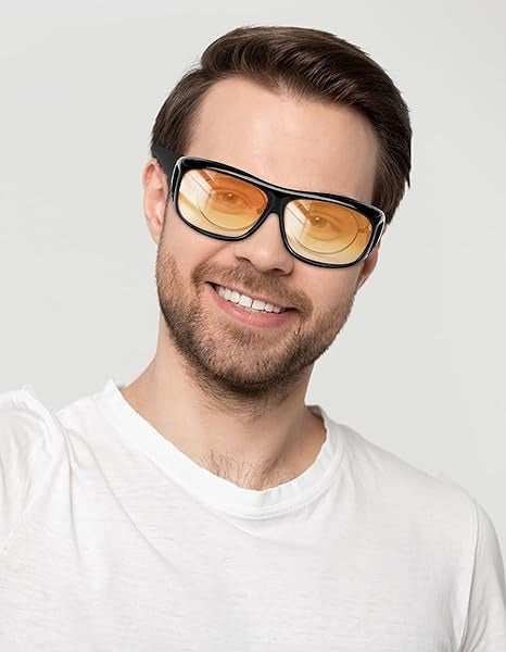 Night Optic Vision Driving Anti Glare Sunglasses