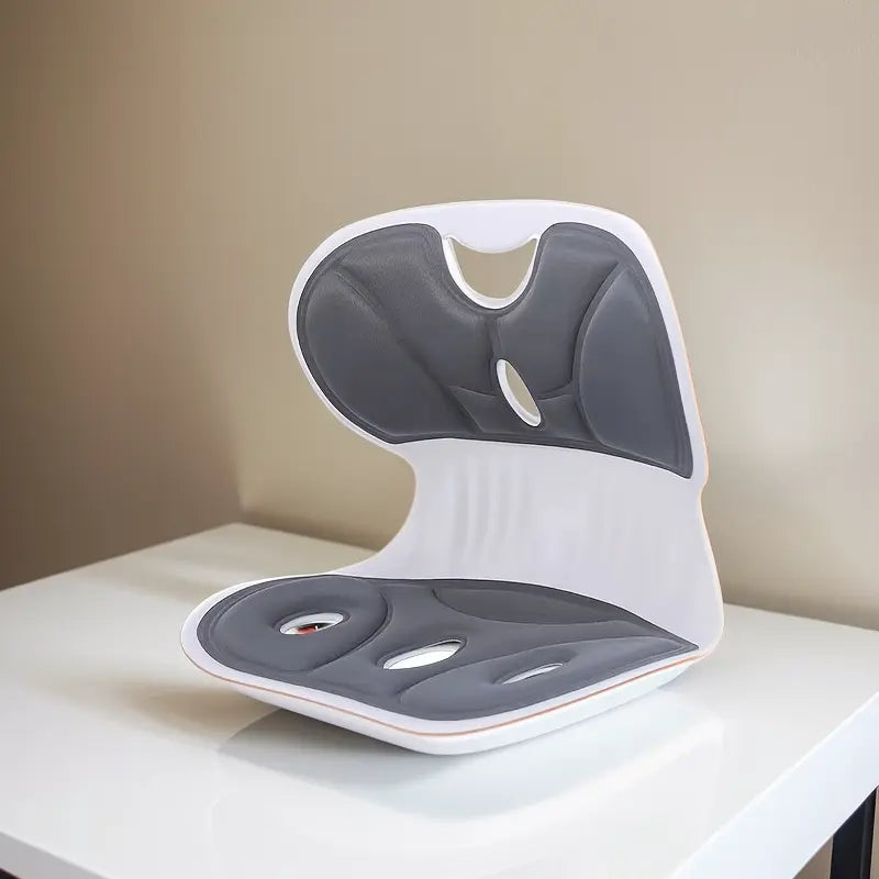 Chair support for back straightening when sitting